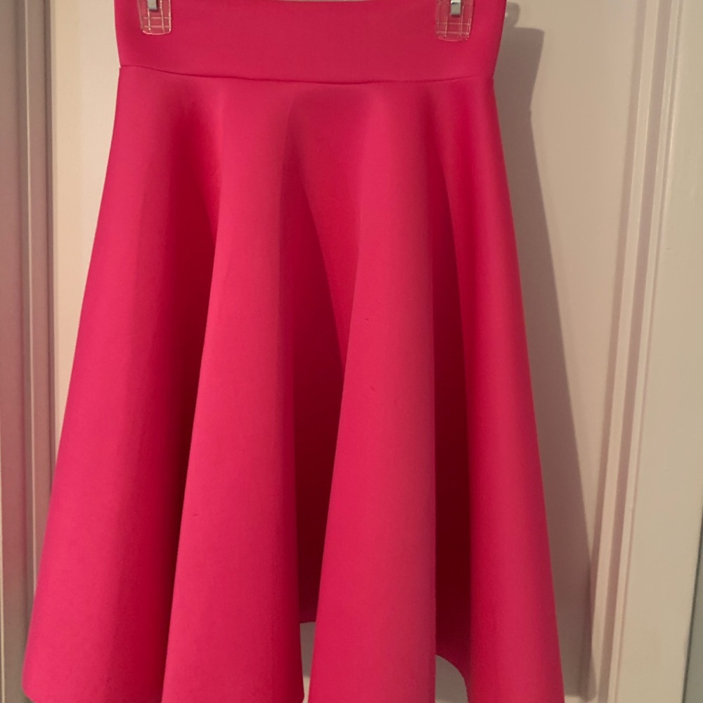 Hot pink skirt
